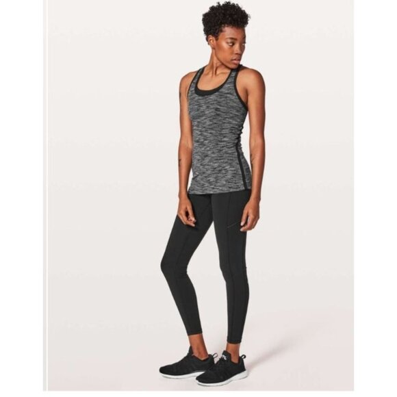 Lululemon Cool Racerback II Wee Are From Space Deep Coal Battleship Size 4 - Picture 2 of 10